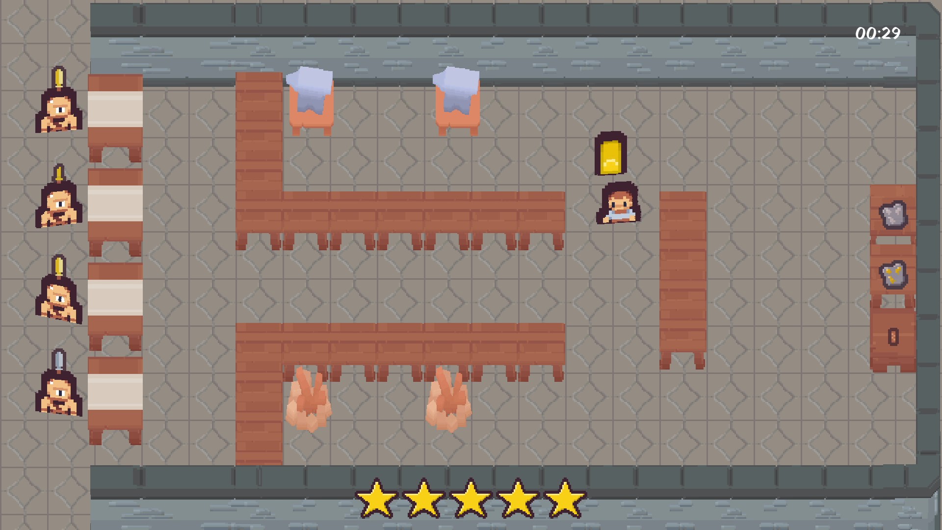 A screenshot of Forge Fiasco gameplay