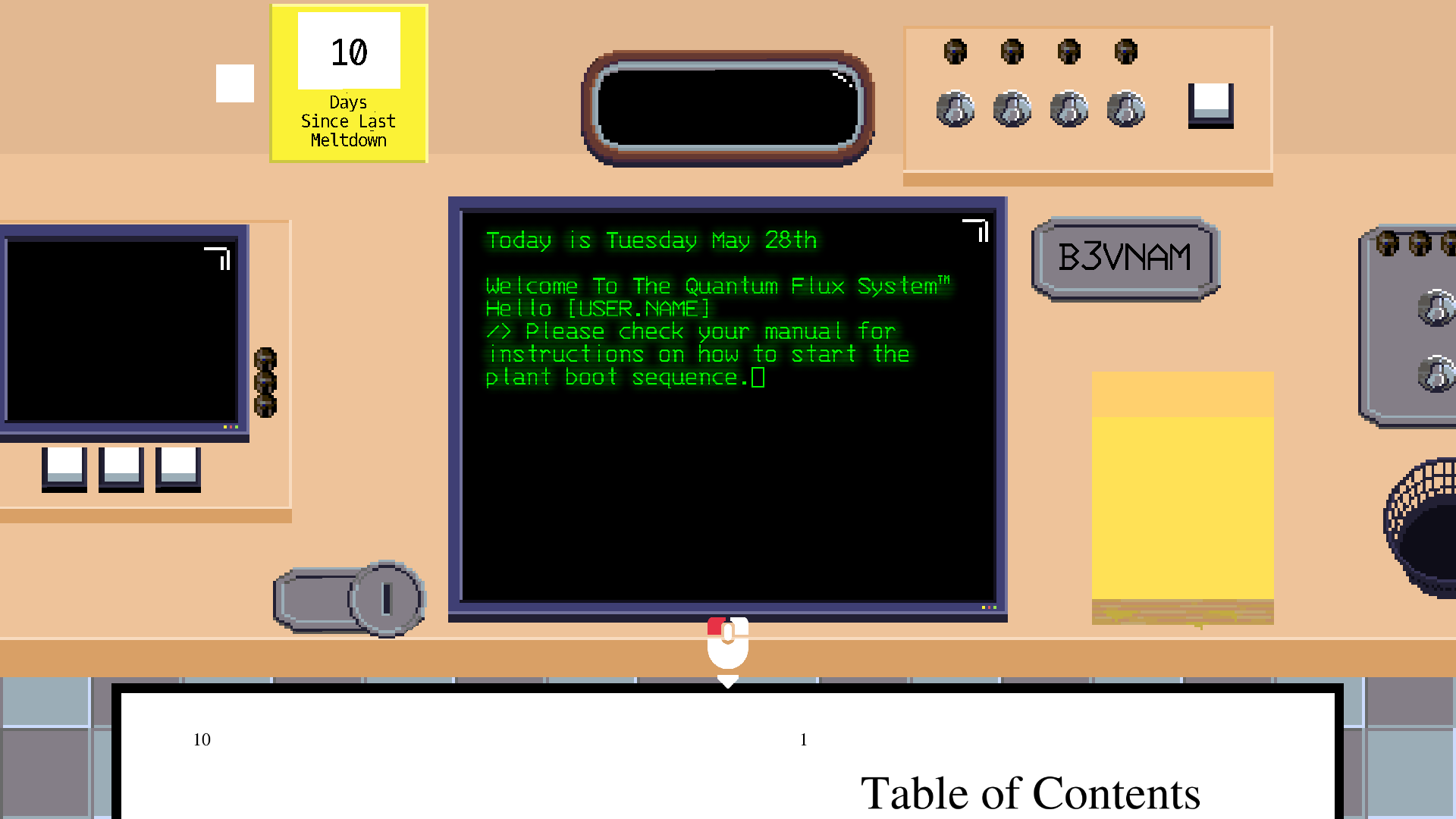 A screenshot of Quantum Flux