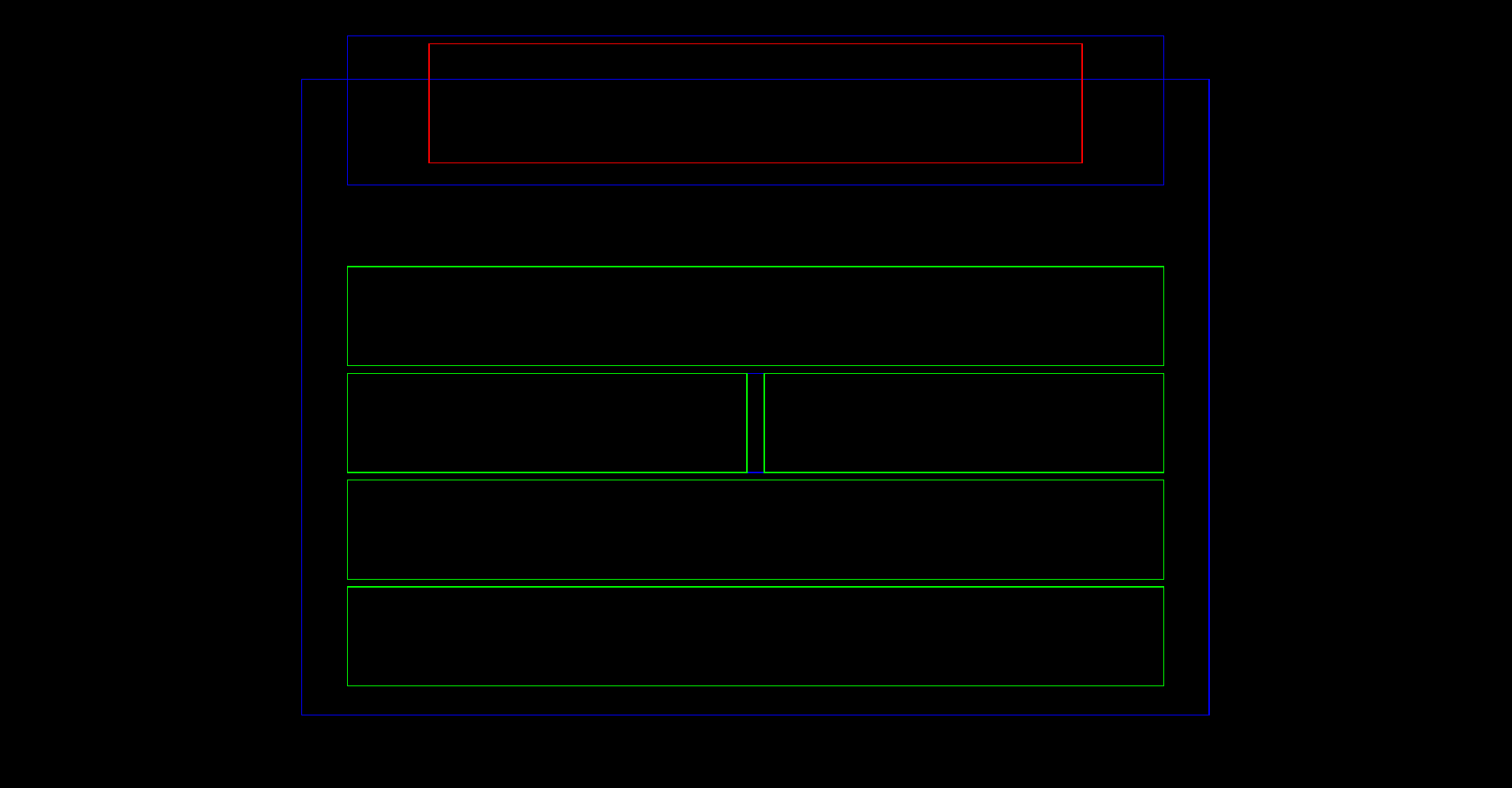 In engine main menu layout wireframe